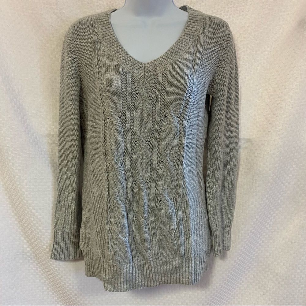 Tommy Hilfiger Grey Cable knit sweater S/P